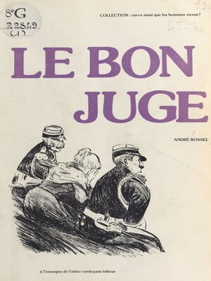cover image of Le Bon Juge